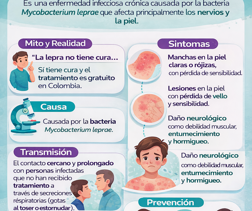 INFOGRAFIA DE LA LEPRA